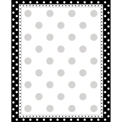 Classroom Paper*Barker Creek Dots Computer Paper (2 designs) — 100 Sheets/Set (BC3556)