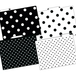 File Folders|Barker Creek File Folder Set, 1/3-Cut Tab, Letter Size, Black & White Dot, 12/Pack (2004)
