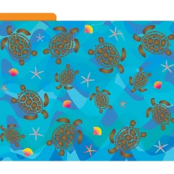 File Folders|Barker Creek File Folder Set, 1/3-Cut Tab, Letter Size, Kai Ola, 12/Pack (2006)