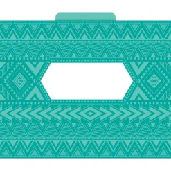 File Folders|Barker Creek File Folder Set, 1/3-Cut Tab, Letter Size, Bohemian, 12/Pack (2002)