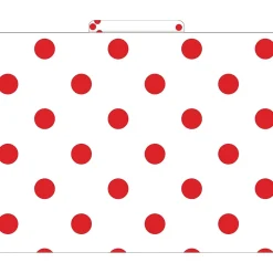 File Folders|Barker Creek File Folder Set, 1/3-Cut Tab, Letter Size, Red & White Dot, 24/Set (4392)