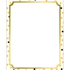 File Folders|Barker Creek Get Organized File Folder Set, 1/3-Cut Tab, Letter Size, Gold, 107/Set (139)