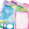 File Folders|Barker Creek Get Organized File Folder Set, 1/3-Cut Tab, Letter Size, Tie-Dye & Ombré, 107/Set (135)