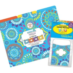 File Folders|Barker Creek Moroccan File Folder, 1/3-Cut Tab, Letter Size, Assorted, 42/Set (4413)