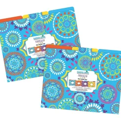 File Folders|Barker Creek Moroccan Letter-Size File Folders, Multi-Design Set, 24/Set (BC3959)