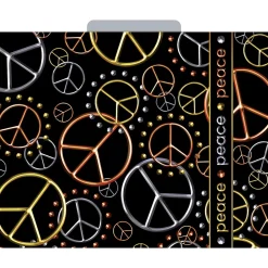 File Folders|Barker Creek Peace Letter-Size File Folders, 24/Set (BC3954)