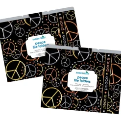 File Folders|Barker Creek Peace Letter-Size File Folders, 24/Set (BC3954)