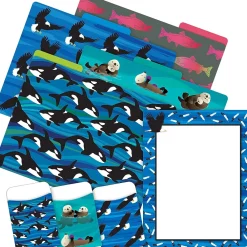 File Folders|Barker Creek Sea & Sky Eagles On-Trend Organizer Set, 92/Set (4102)
