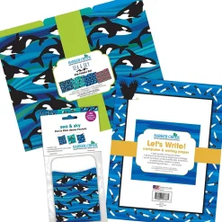 File Folders|Barker Creek Sea & Sky Eagles On-Trend Organizer Set, 92/Set (4102)