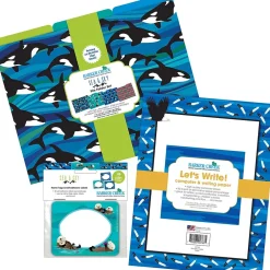 File Folders|Barker Creek Sea & Sky Eagles File Folder, 1/3-Cut Tab, Letter Size, Assorted, 107/Set (148)