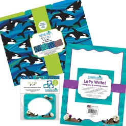 File Folders|Barker Creek Sea & Sky Otters File Folder, 1/3-Cut Tab, Letter Size, Assorted, 107/Set (146)