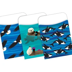 File Folders|Barker Creek Sea & Sky Whales On-Trend Organizer Set, 92/Set (4101)