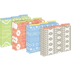 File Folders|Barker Creek Thoughtfulness File Folder, 1/3-Cut Tab, Letter Size, Assorted, 12/Pack (2016)