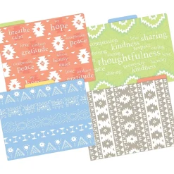 File Folders|Barker Creek Thoughtfulness File Folder, 1/3-Cut Tab, Letter Size, Assorted, 12/Pack (2016)