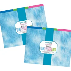 File Folders|Barker Creek Tie-Dye and Ombré File Folders, 3-Tab, Letter Size, Assorted, 24/Set (4325)