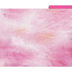 File Folders|Barker Creek Tie-Dye and Ombré File Folders, 3-Tab, Letter Size, Assorted, 24/Set (4325)