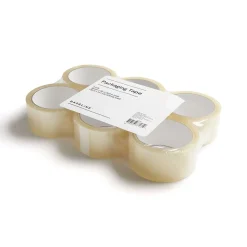 BASELINE™ Baseline Packaging Tape, 48 MM x 50 M, Clear, 6/PK