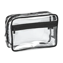 PVC Travel Organizer, Clear/Black (A004295HA)<Basics Sale