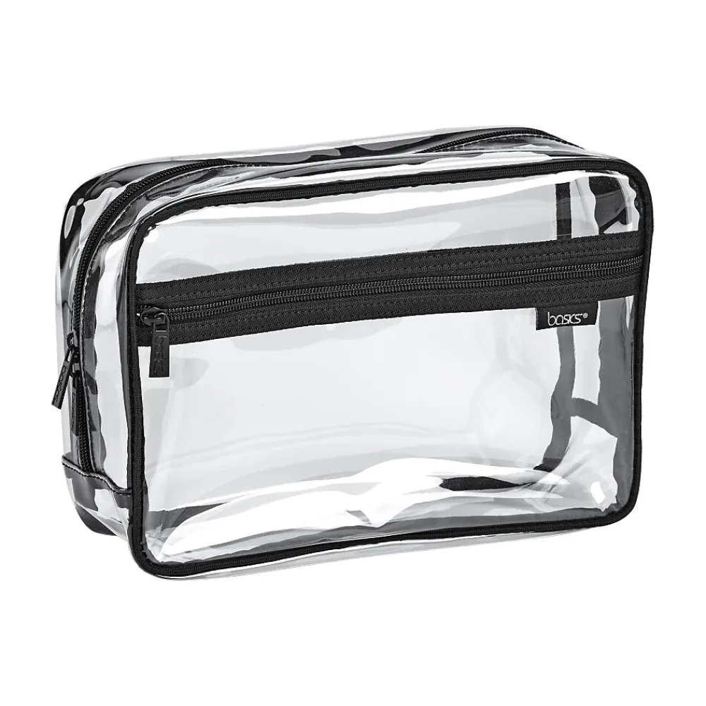PVC Travel Organizer, Clear/Black (A004295HA)<Basics Sale