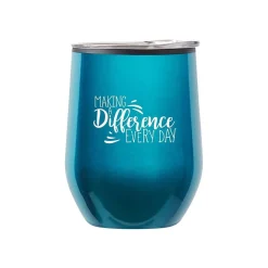 Cheers! Tumbler, Turquoise Metallic, 12 oz. (79955)<Baudville Online