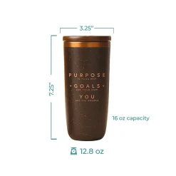Cosmic Copper Purpose Is Your Why Tumbler, Brown/Copper, 16 oz. (93547)<Baudville Online