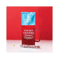 Dazzling Ombre "'Tis the Season to Say Thanks" Coffee Mug, 14 oz., Red/White (92944)<Baudville
