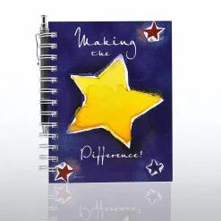 Journals|Baudville ® Hardcover Journal W/ Pen, Making the Difference