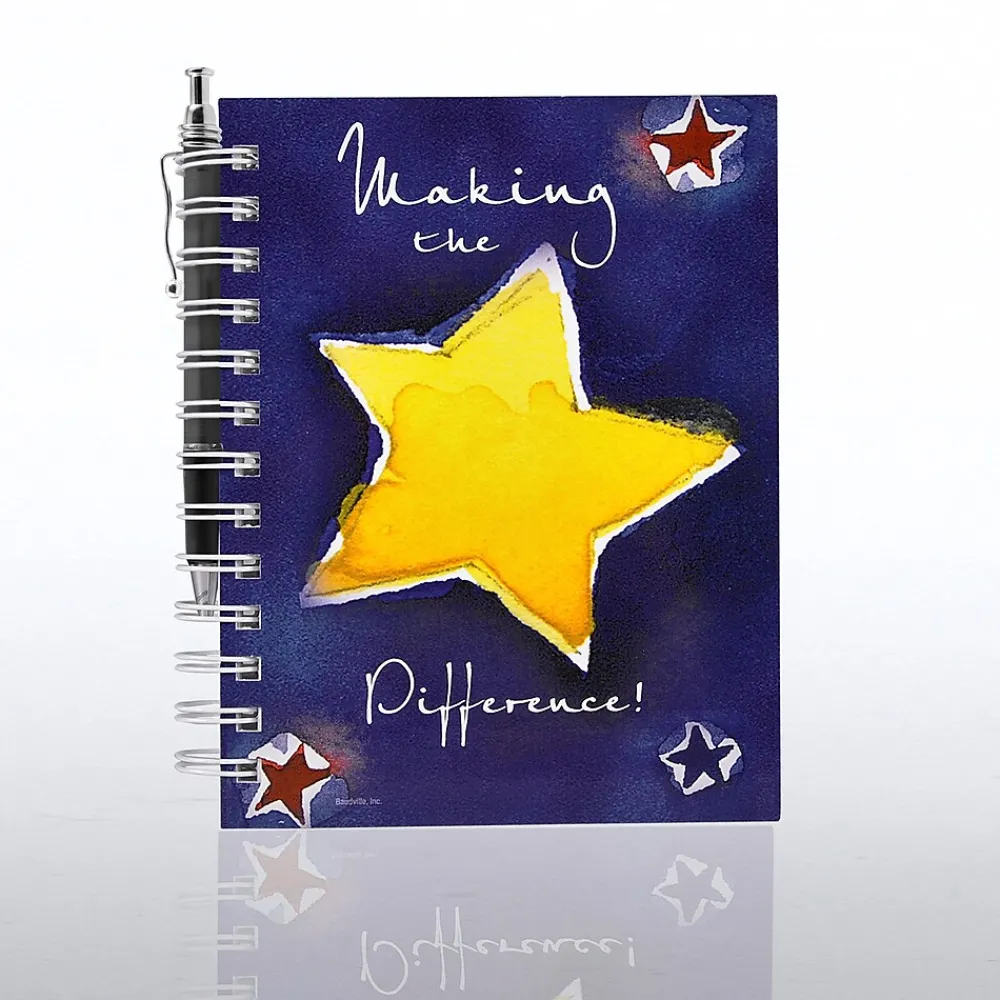 Journals|Baudville ® Hardcover Journal W/ Pen, Making the Difference
