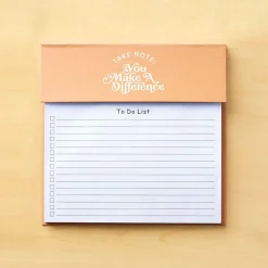 Notepads|Baudville Make a Difference Memo Pad, 8.75