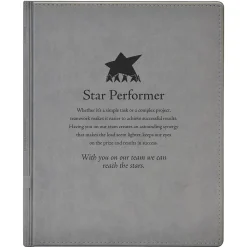 Padfolio, Gray (1390495STP31)<Baudville New