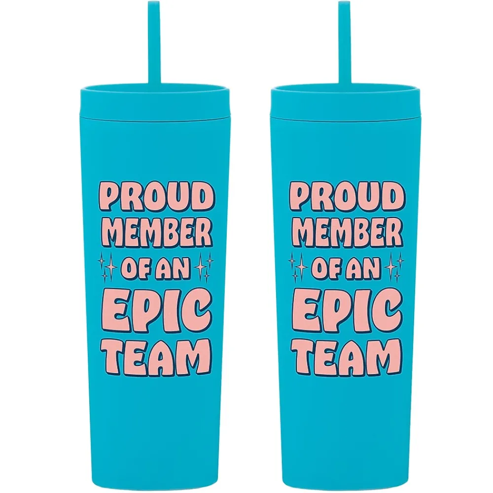 "Proud Member Of An Epic Team" Acrylic Double Wall Insulated, 17 oz., 2/Pack (1393293P231)<Baudville Discount