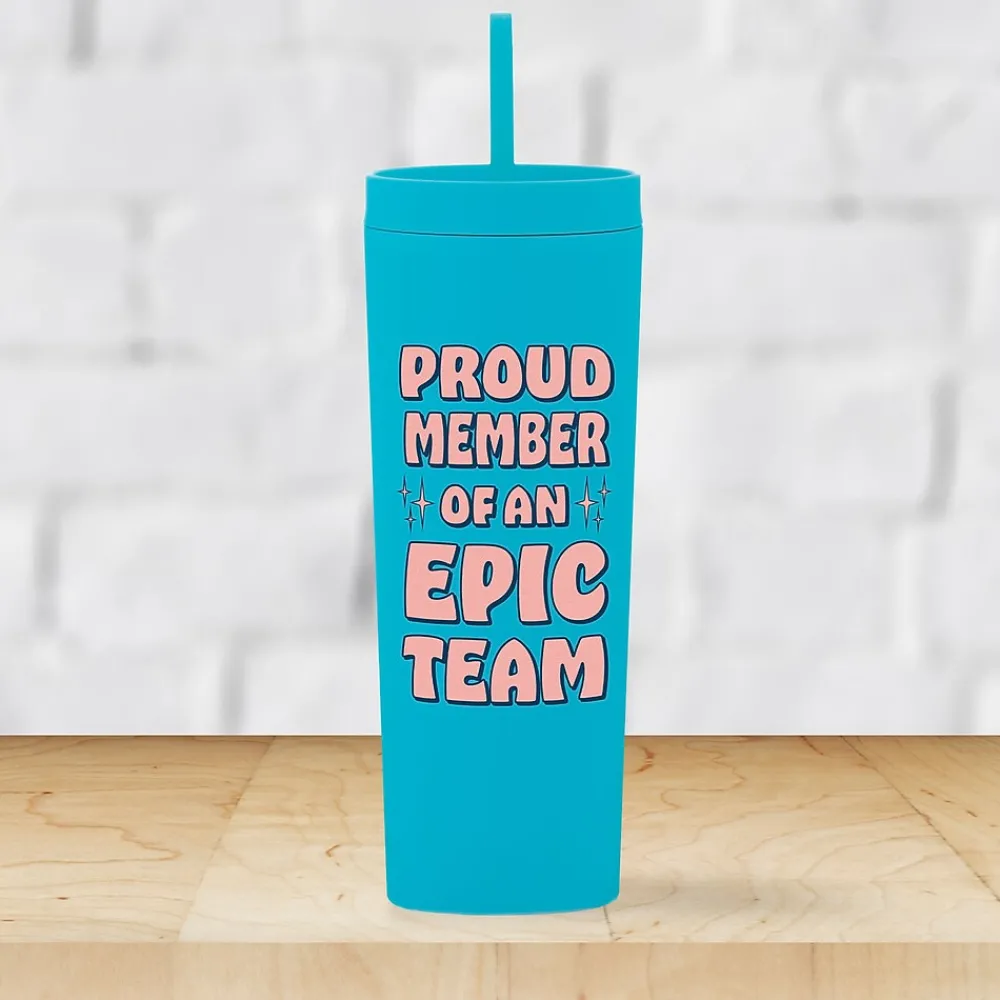"Proud Member Of An Epic Team" Acrylic Double Wall Insulated, 17 oz., 2/Pack (1393293P231)<Baudville Discount