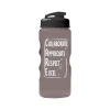 Baudville Quick Grip "C.A.R.E" Plastic Water Bottle, 22 oz., Black, 3/Pack (1393275P331)