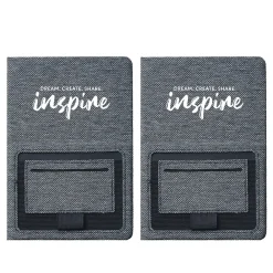 Journals|Baudville Sustainably Smart Hardcover Journal, 5" x 8", 80 Pages, 2/Pack (1393447P231)