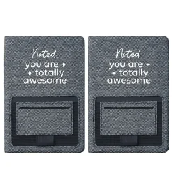 Journals|Baudville Sustainably Smart Hardcover Journal, 5" x 8", 80 Pages, 2/Pack (1393448P231)