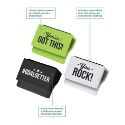 Web Cam Privacy Cover Modern with Screen Cleaner, 3/Pack (1371371A31)<Baudville Discount