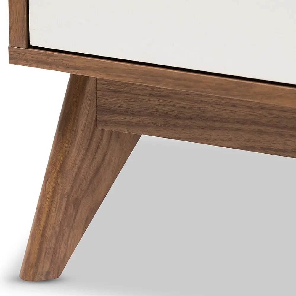 Storage Cabinets*Baxton Studio Brighton 37" High 6-Drawer Chest, White (2633-7496-STPL)