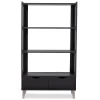 Bookcases*Baxton Studio Kalien 35.1'' W x 15.21'' D Bookshelf, Dark Brown (6467-STPL)