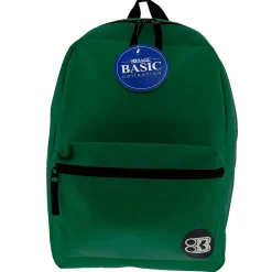 Basic Backpack, 16", Green, Pack of 2 (BAZ1033-2)<Bazic Hot