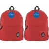 Products® Classic Backpack 17" Red, Pack of 2 (BAZ1052-2)<Bazic Clearance