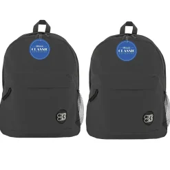 Products® Classic Backpack 17" Black, Pack of 2 (BAZ1050-2)<Bazic Best