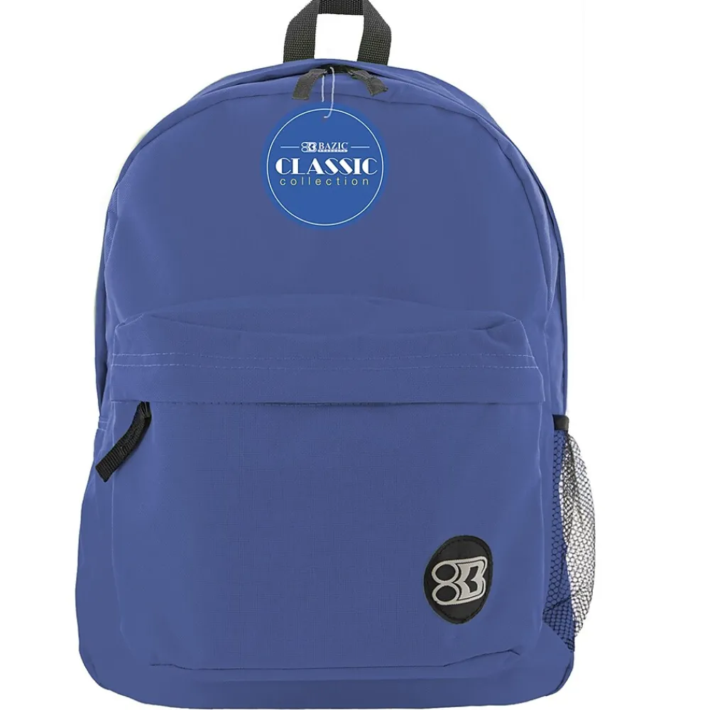 Products® Classic Backpack 17" Blue, Pack of 2 (BAZ1051-2)<Bazic Sale