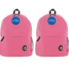 Products Classic Backpack, Fuchsia, Pack of 2 (BAZ1056-2)<Bazic New