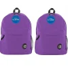 Products Classic Backpack, Purple, Pack of 2 (BAZ1057-2)<Bazic Discount