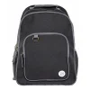 Bazic Raleigh Laptop Backpack, Large, Black (1112)