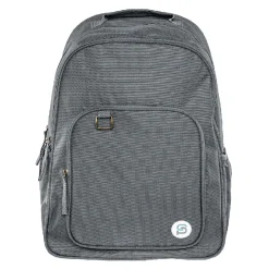 Bazic Raleigh Laptop Backpack, Large, Gray (1114)