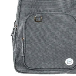 Bazic Raleigh Laptop Backpack, Large, Gray (1114)