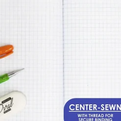 Composition Notebooks|Bazic 1-Subject Composition Notebooks, Quad-Ruled, 100 Sheets, Multicolor, 6/Bundle (BAZ5052-6)