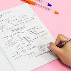 Composition Notebooks|Bazic 1-Subject Composition Notebooks, Quad-Ruled, 100 Sheets, Multicolor, 6/Bundle (BAZ5052-6)