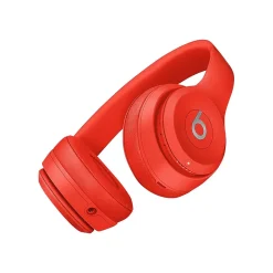 Solo3 Wireless Bluetooth Stereo Headphones, Citrus Red (MX472LL/A)<Beats Discount